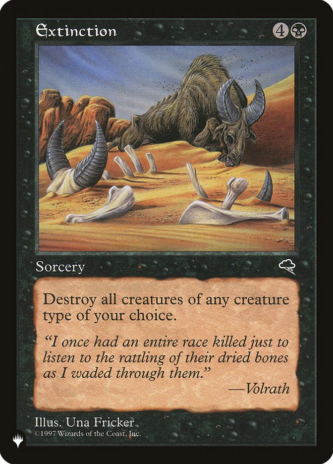 Extinction [The List] | Chromatic Games
