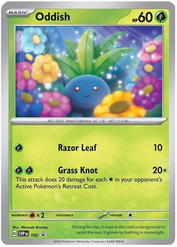 Oddish (102) [Scarlet & Violet: Black Star Promos] | Chromatic Games