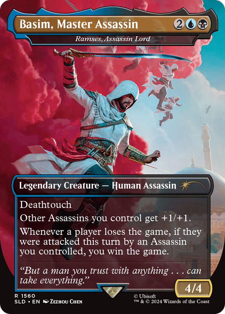 Basim, Master Assassin - Ramses, Assassin Lord (Rainbow Foil) [Secret Lair Drop Series] | Chromatic Games