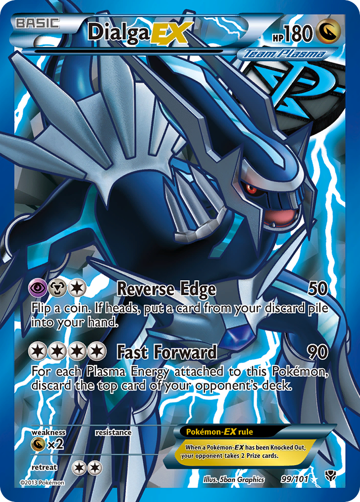 Dialga EX (99/101) [Black & White: Plasma Blast] | Chromatic Games