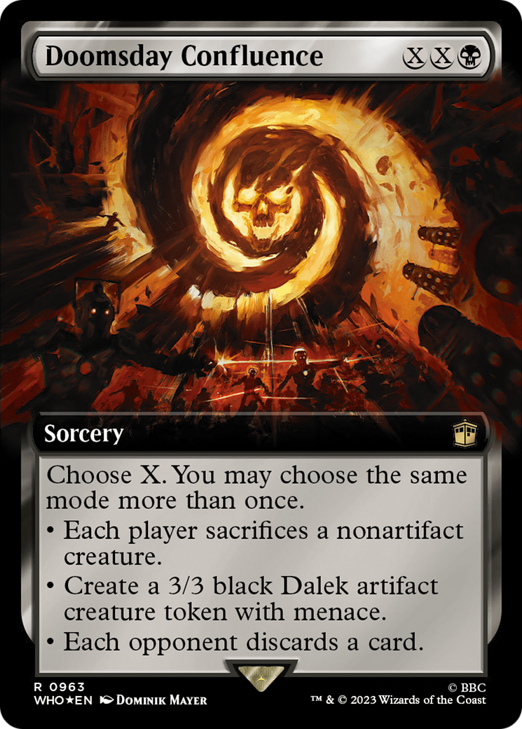 Doomsday Confluence (Extended Art) (Surge Foil) [Doctor Who] | Chromatic Games