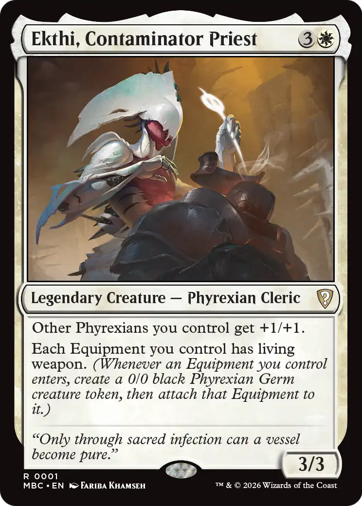 Ekthi, Contaminator Priest [Mystery Booster: Commander Edition] | Chromatic Games