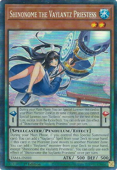 Shinonome the Vaylantz Priestess [TAMA-EN001] Collector's Rare | Chromatic Games