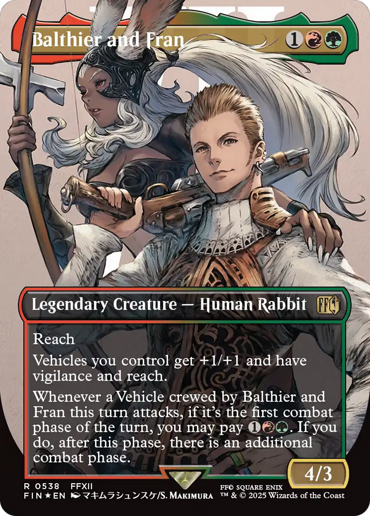 Balthier and Fran (Borderless) (Surge Foil) [FINAL FANTASY] | Chromatic Games