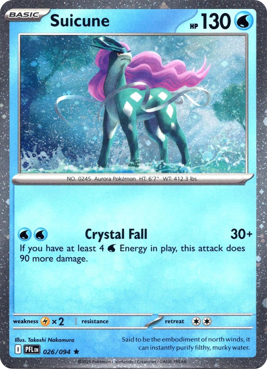 Suicune (026/094) (Cosmos Holo) [Miscellaneous Cards] | Chromatic Games