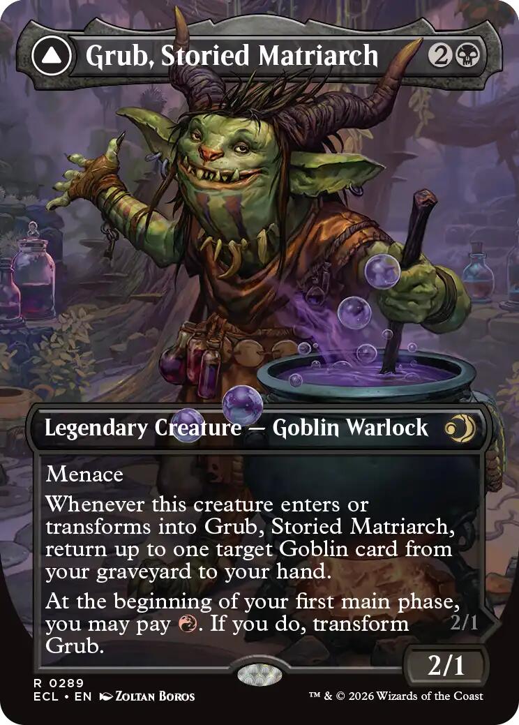 Grub, Storied Matriarch (Borderless) [Lorwyn Eclipsed] | Chromatic Games