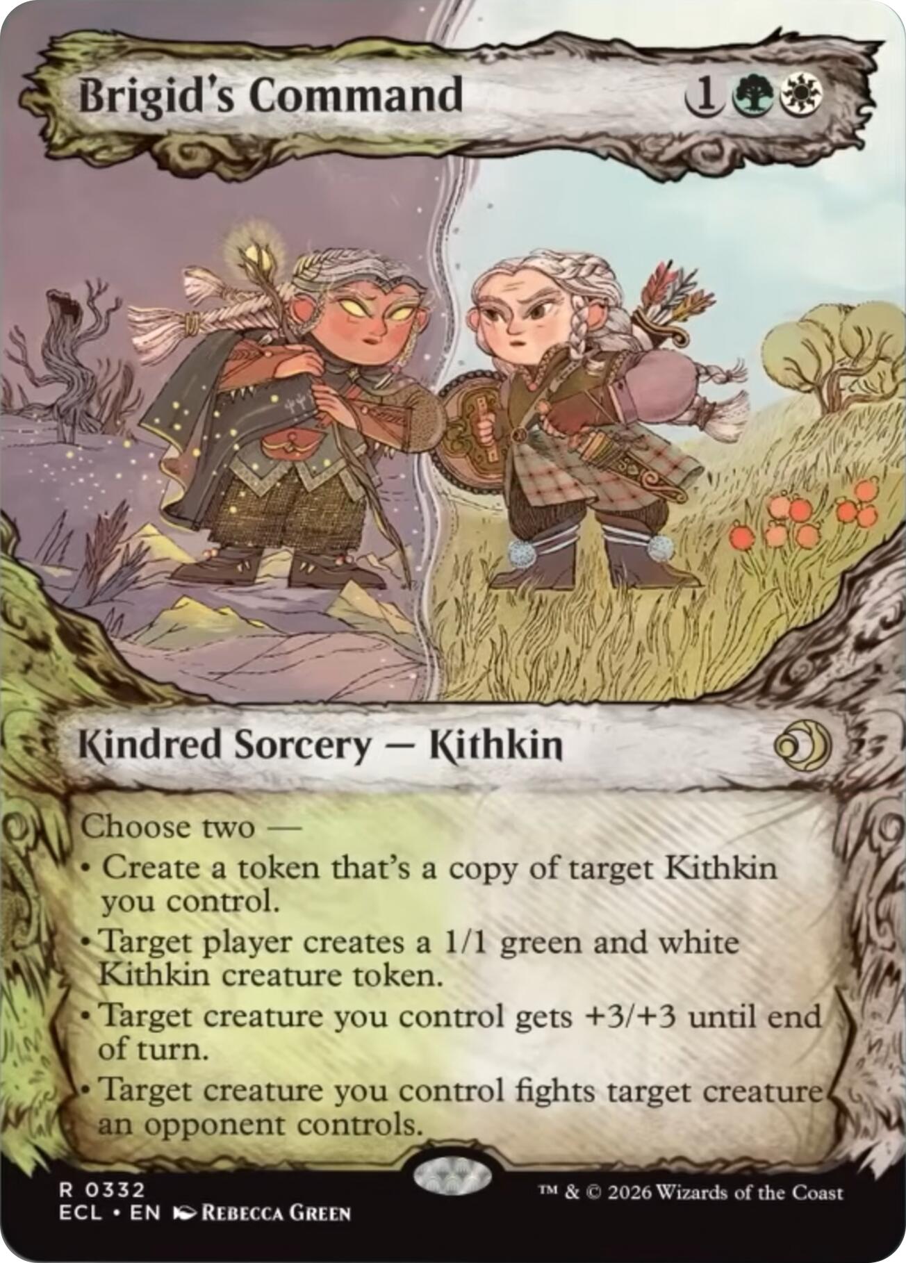 Brigid's Command (Showcase) [Lorwyn Eclipsed] | Chromatic Games