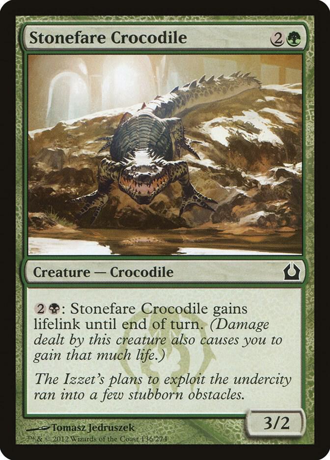 Stonefare Crocodile 136/274 (Return to Ravnica)  | Chromatic Games
