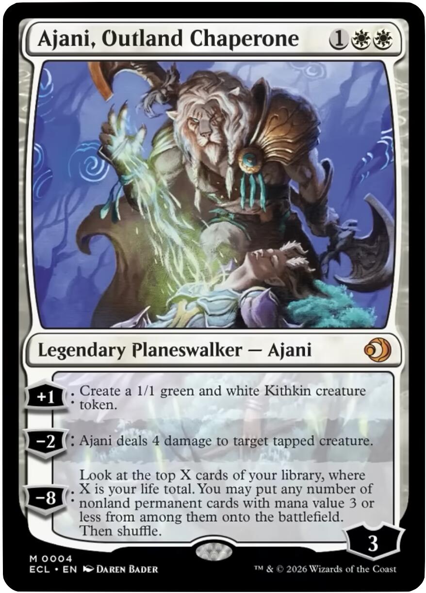 Ajani, Outland Chaperone [Lorwyn Eclipsed] | Chromatic Games