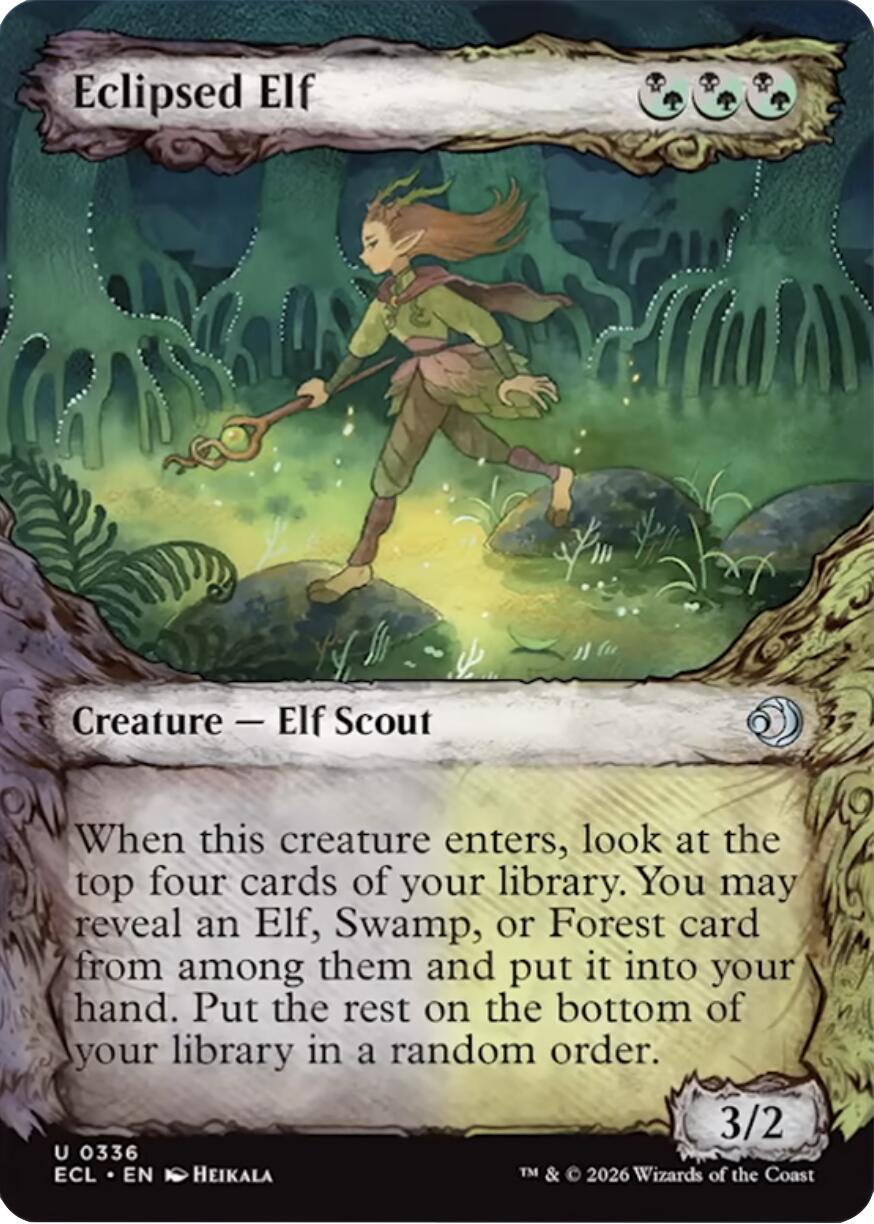 Eclipsed Elf (Showcase) [Lorwyn Eclipsed] | Chromatic Games