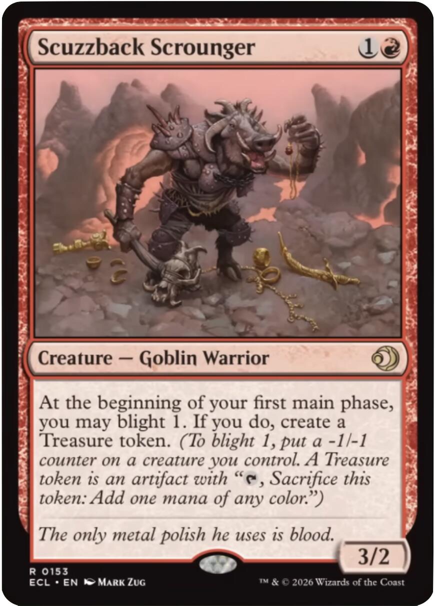 Scuzzback Scrounger [Lorwyn Eclipsed] | Chromatic Games
