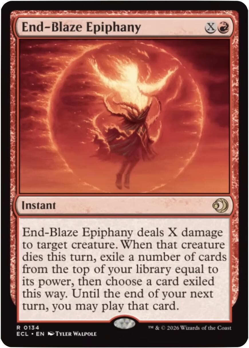 End-Blaze Epiphany [Lorwyn Eclipsed] | Chromatic Games