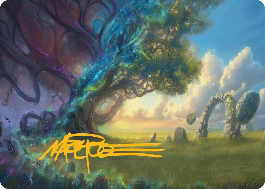 Morningtide's Light Art Card (Gold-Stamped Signature) [Lorwyn Eclipsed Art Series] | Chromatic Games