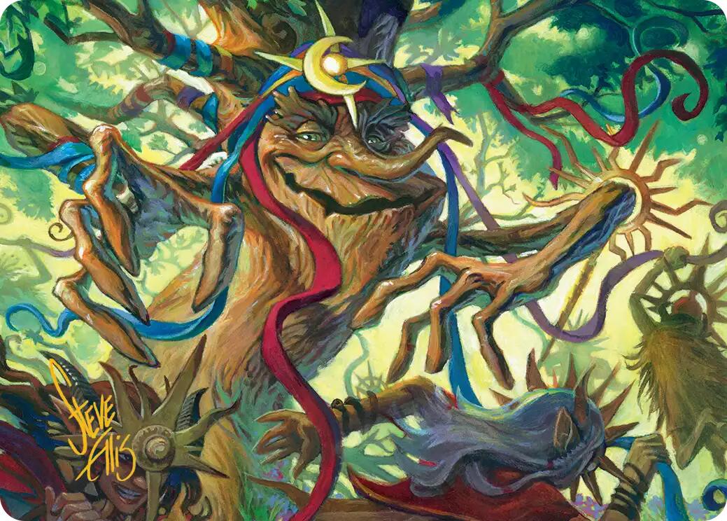 Sun-Dappled Celebrant Art Card (Gold-Stamped Signature) [Lorwyn Eclipsed Art Series] | Chromatic Games