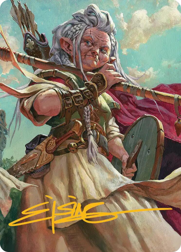 Brigid, Clachan's Heart Art Card (Gold-Stamped Signature) [Lorwyn Eclipsed Art Series] | Chromatic Games