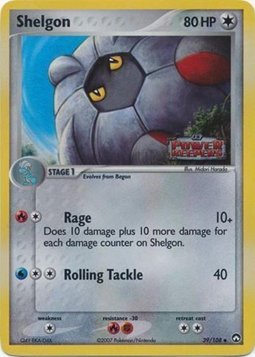 Shelgon (39/108) (Stamped) [EX: Power Keepers] | Chromatic Games