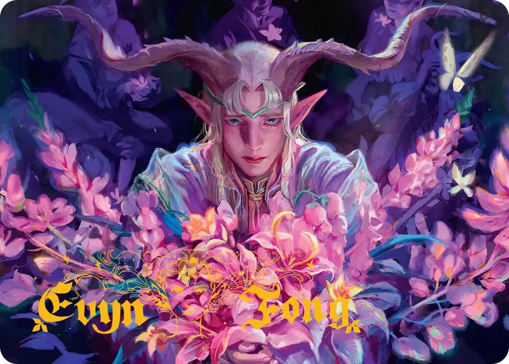 Dawnhand Eulogist Art Card (Gold-Stamped Signature) [Lorwyn Eclipsed Art Series] | Chromatic Games