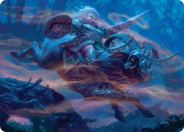 Bristlebane Outrider Art Card [Lorwyn Eclipsed Art Series] | Chromatic Games
