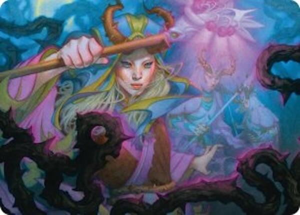 Stoic Grove-Guide Art Card [Lorwyn Eclipsed Art Series] | Chromatic Games