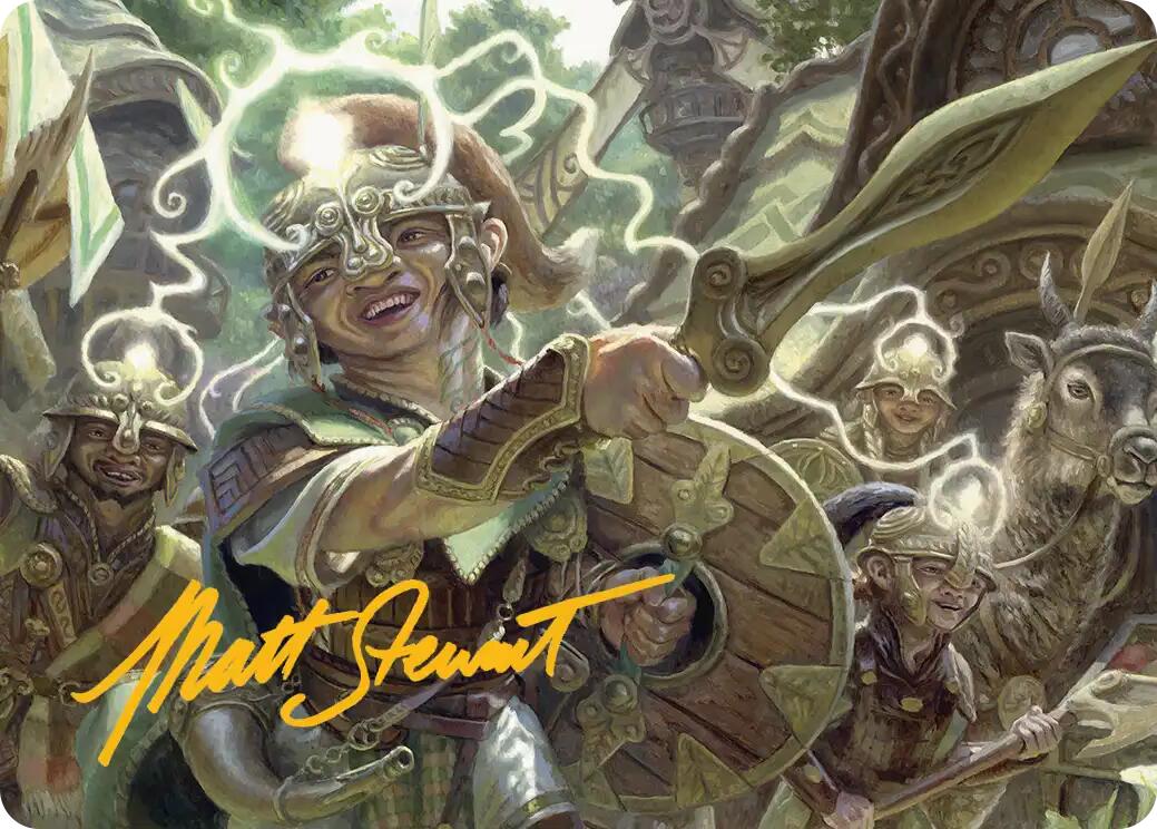 Thoughtweft Lieutenant Art Card (Gold-Stamped Signature) [Lorwyn Eclipsed Art Series] | Chromatic Games