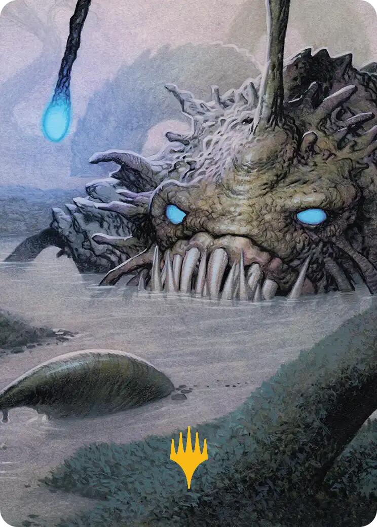 Deceit Art Card (Gold-Stamped Planeswalker Symbol) [Lorwyn Eclipsed Art Series] | Chromatic Games