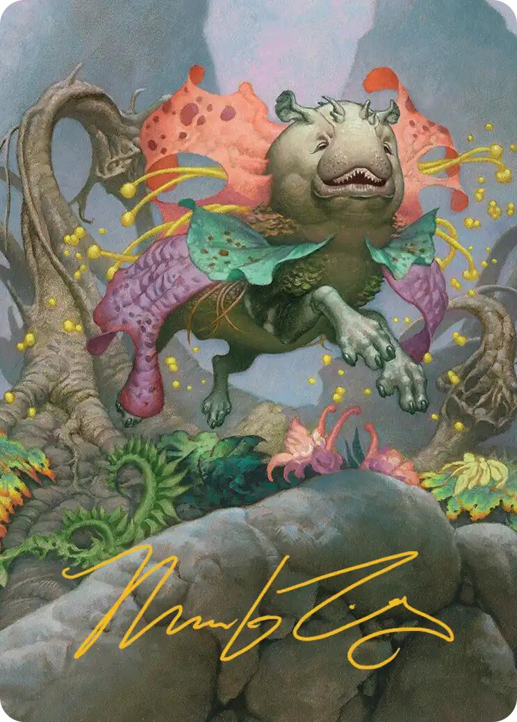 Vibrance Art Card (Gold-Stamped Signature) [Lorwyn Eclipsed Art Series] | Chromatic Games