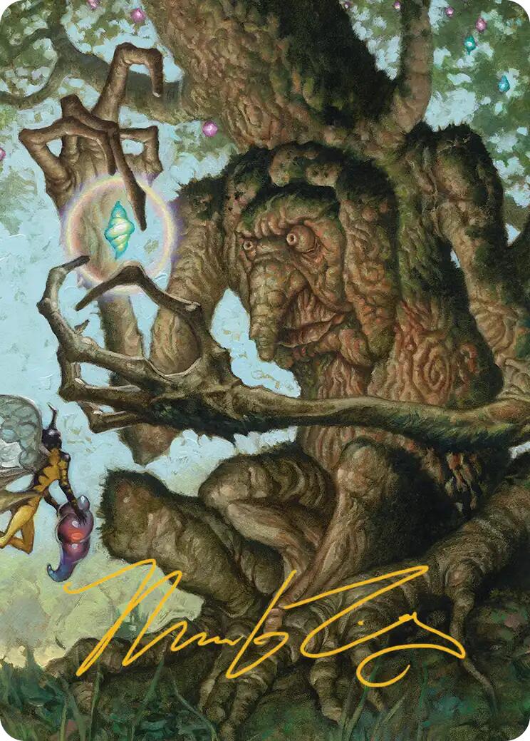 Faeburrow Elder Art Card (Gold-Stamped Signature) [Lorwyn Eclipsed Art Series] | Chromatic Games