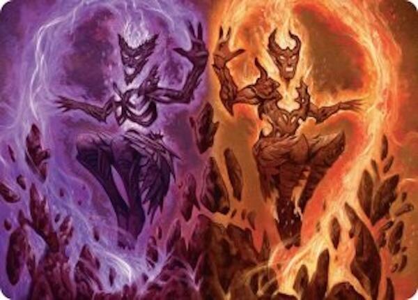 Fire Covenant Art Card [Lorwyn Eclipsed Art Series] | Chromatic Games