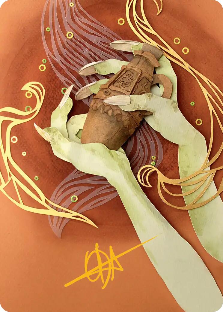 Thousand-Year Elixir Art Card (Gold-Stamped Signature) [Lorwyn Eclipsed Art Series] | Chromatic Games