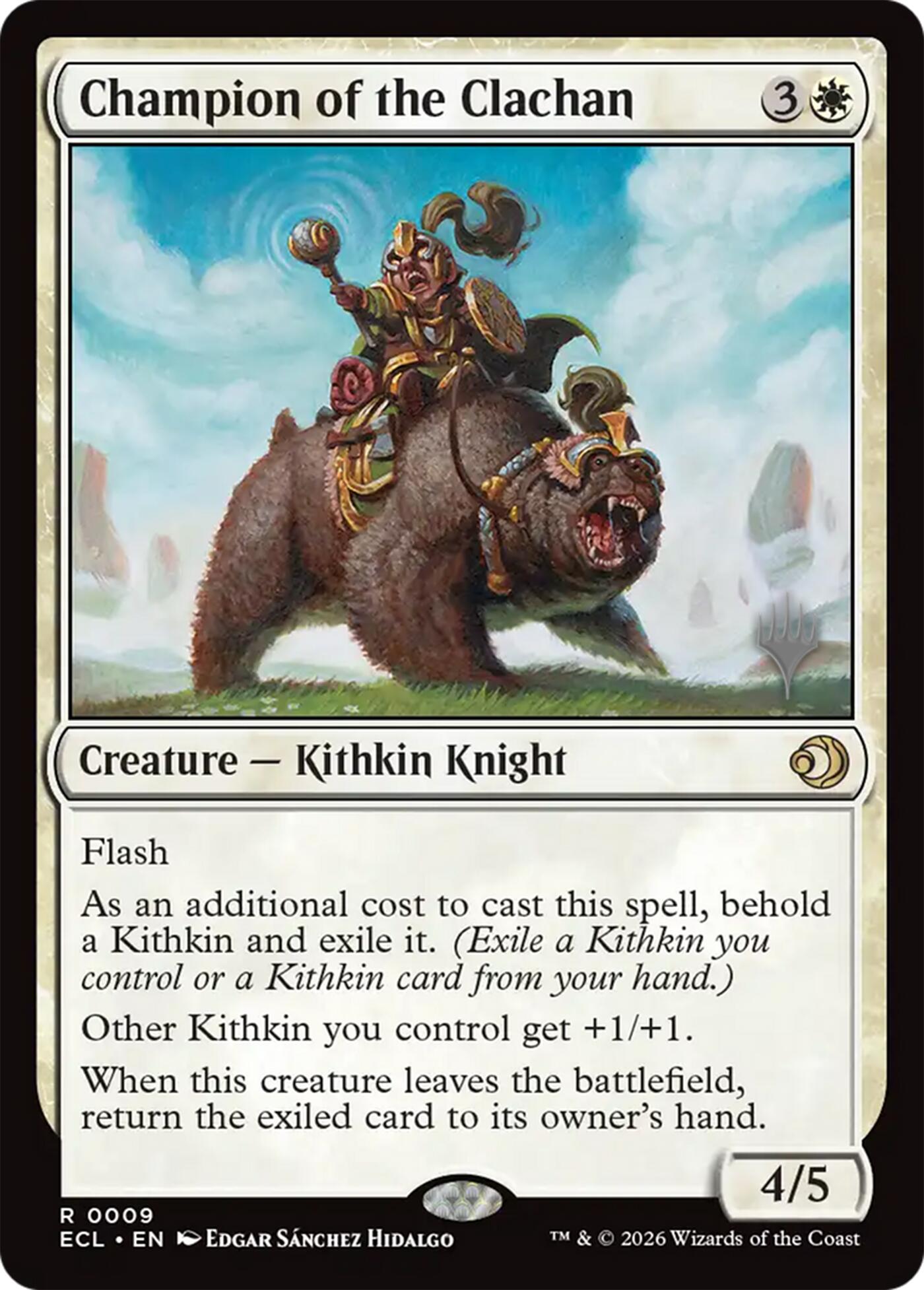 Champion of the Clachan [Lorwyn Eclipsed Promos] | Chromatic Games