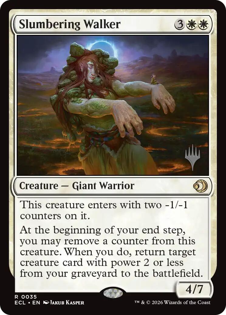Slumbering Walker [Lorwyn Eclipsed Promos] | Chromatic Games