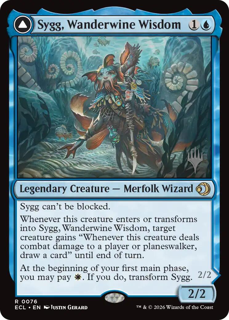 Sygg, Wanderwine Wisdom [Lorwyn Eclipsed Promos] | Chromatic Games