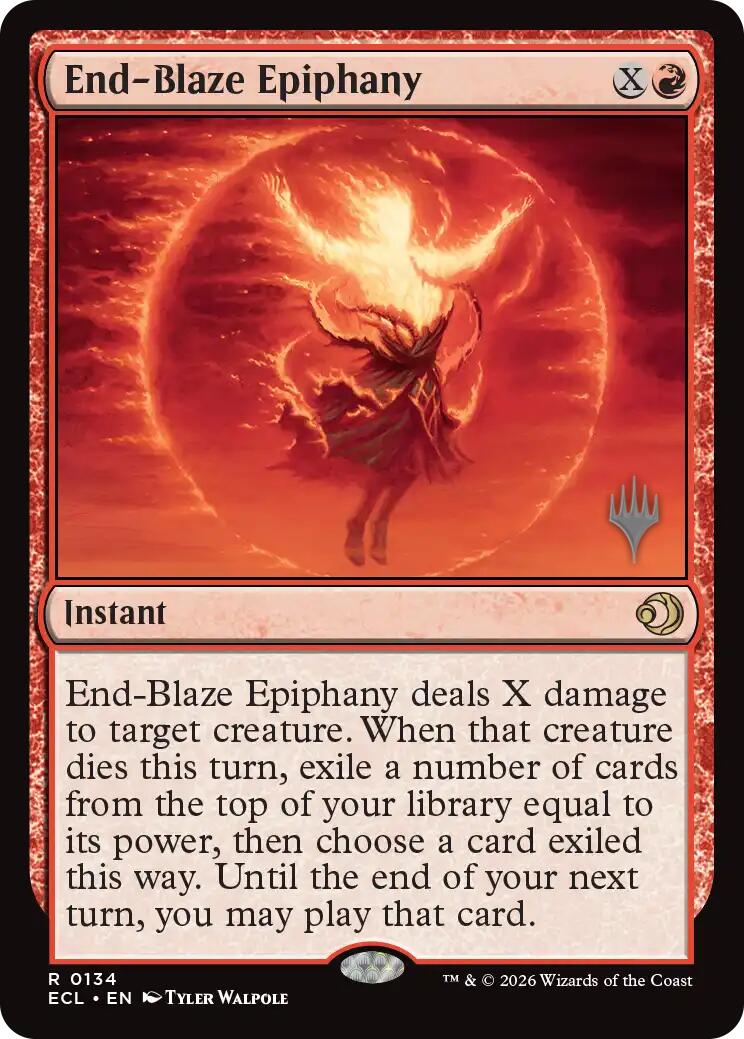 End-Blaze Epiphany [Lorwyn Eclipsed Promos] | Chromatic Games