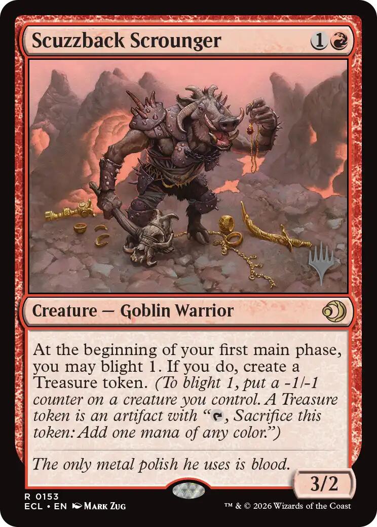 Scuzzback Scrounger [Lorwyn Eclipsed Promos] | Chromatic Games