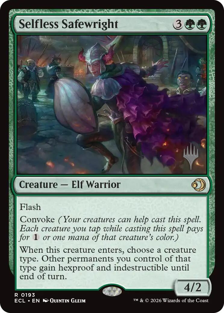 Selfless Safewright [Lorwyn Eclipsed Promos] | Chromatic Games