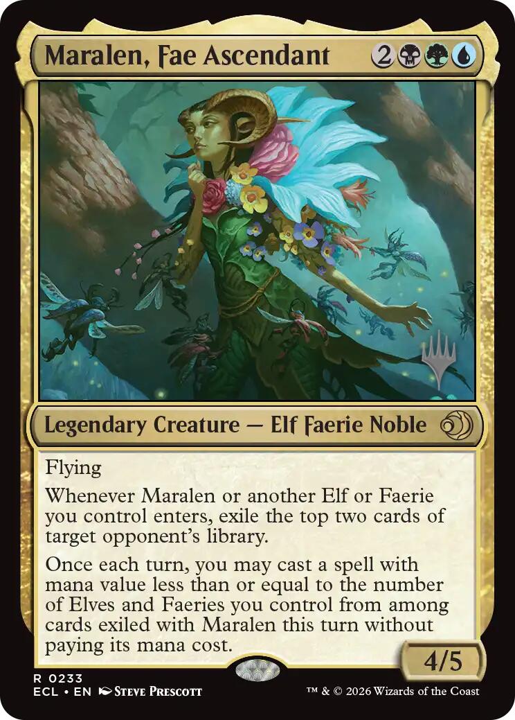 Maralen, Fae Ascendant [Lorwyn Eclipsed Promos] | Chromatic Games