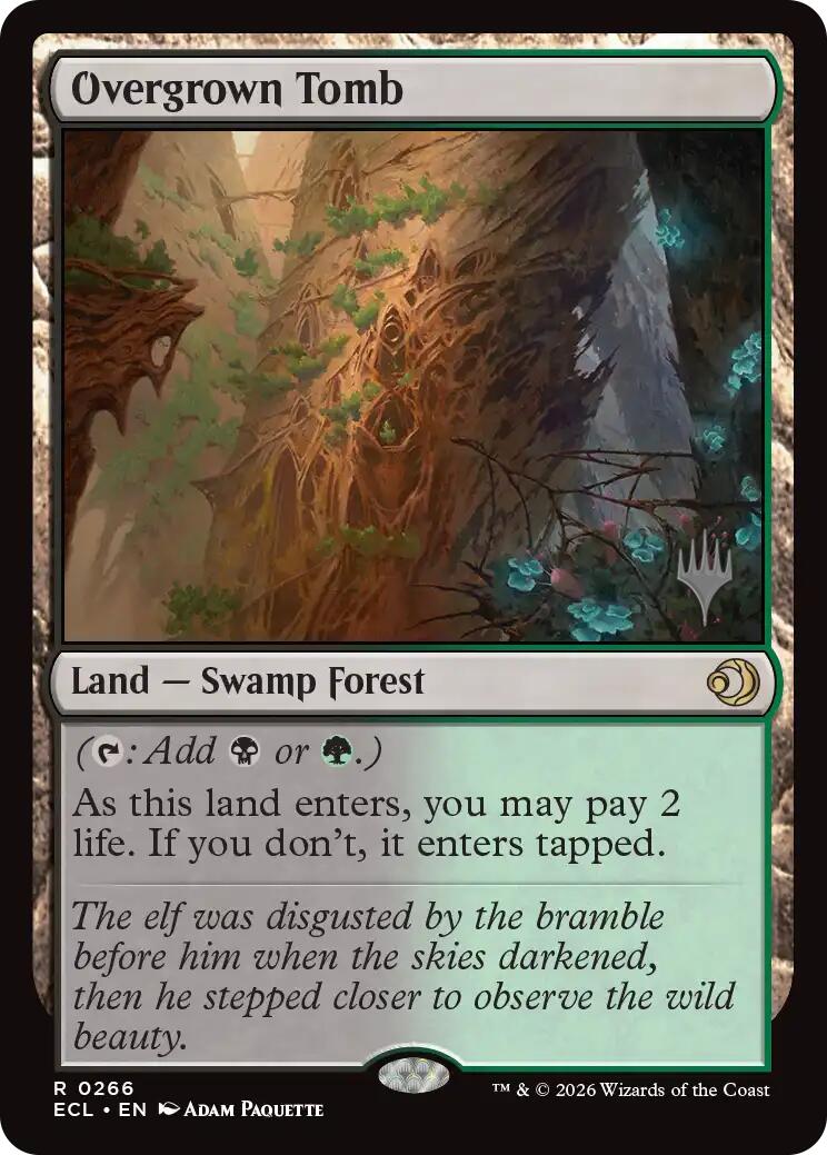 Overgrown Tomb [Lorwyn Eclipsed Promos] | Chromatic Games