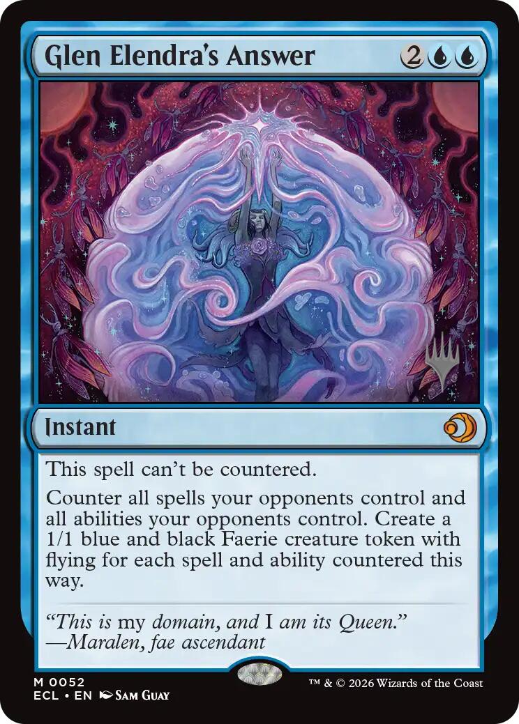 Glen Elendra's Answer [Lorwyn Eclipsed Promos] | Chromatic Games