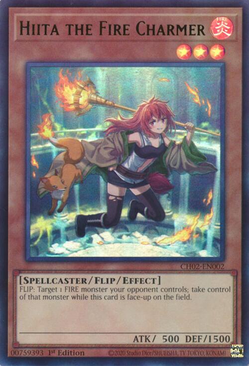 Hiita the Fire Charmer (Ultra Rare) [CH02-EN002] Ultra Rare | Chromatic Games