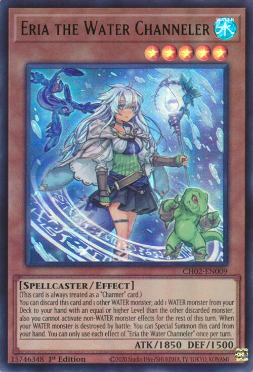 Eria the Water Channeler [CH02-EN009] Ultra Rare | Chromatic Games