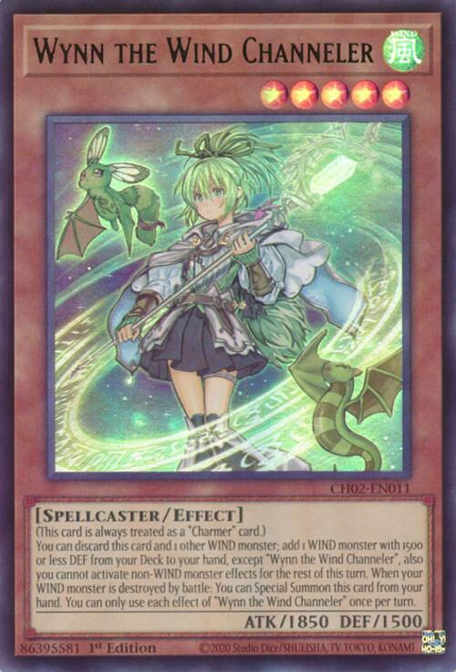 Wynn the Wind Channeler [CH02-EN011] Ultra Rare | Chromatic Games