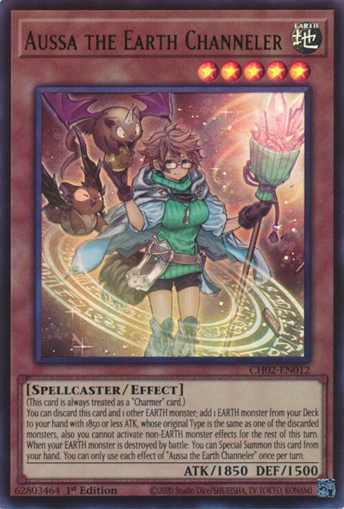 Aussa the Earth Channeler [CH02-EN012] Ultra Rare | Chromatic Games