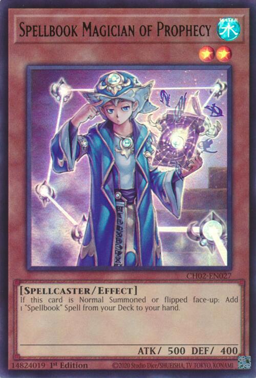 Spellbook Magician of Prophecy [CH02-EN027] Ultra Rare | Chromatic Games