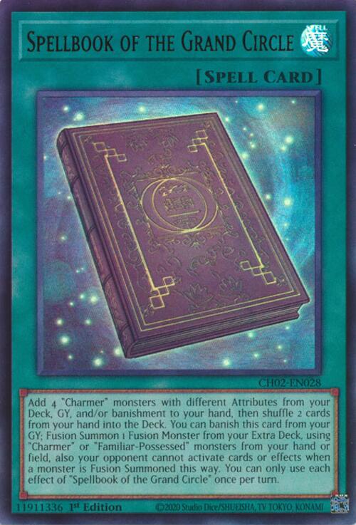 Spellbook of the Grand Circle (Ultra Rare) [CH02-EN028] Ultra Rare | Chromatic Games