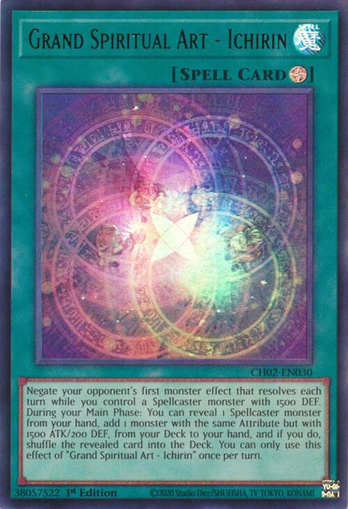 Grand Spiritual Art - Ichirin [CH02-EN030] Ultra Rare | Chromatic Games