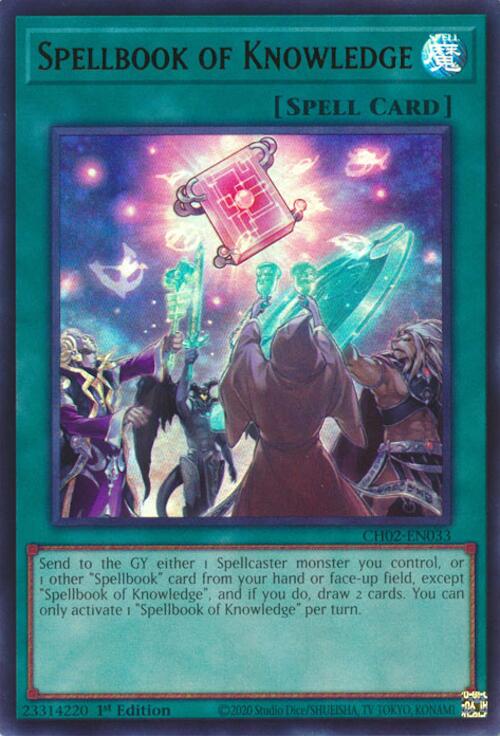 Spellbook of Knowledge [CH02-EN033] Ultra Rare | Chromatic Games
