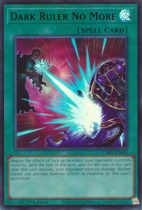 Dark Ruler No More [CH02-EN035] Ultra Rare | Chromatic Games