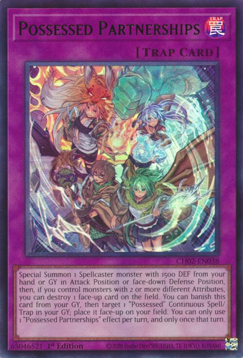 Possessed Partnerships [CH02-EN038] Ultra Rare | Chromatic Games
