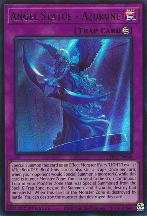 Angel Statue - Azurune [CH02-EN040] Ultra Rare | Chromatic Games