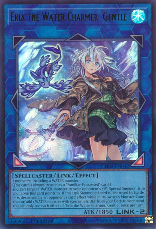 Eria the Water Charmer, Gentle [CH02-EN042] Ultra Rare | Chromatic Games